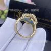 Custom Jewelry Buccellati Opera Color Ring in 18k Yellow Gold with Turquoise