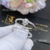 Custom Jewelry Messika Glam’Azone 2 Rows Pavé White Gold For Her Diamond Ring 05237-WG