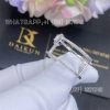 Custom Jewelry Messika Glam’Azone 2 Rows Pavé White Gold For Her Diamond Ring 05237-WG