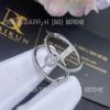 Custom Jewelry Messika Glam’Azone 2 Rows Pavé White Gold For Her Diamond Ring 05237-WG