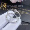 Custom Jewelry Messika Glam’Azone 2 Rows Pavé White Gold For Her Diamond Ring 05237-WG