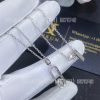 Custom Jewelry Messika Move Uno Pavé LM White Gold For Her Diamond Necklace 12058-WG