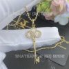 Custom Jewelry Tiffany Keys Crown Key in Yellow Gold with Diamonds