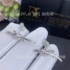 Custom Jewelry Tiffany Knot Earrings in White Gold with Diamonds 70300427