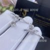 Custom Jewelry Tiffany Knot Earrings in White Gold with Diamonds 70300427