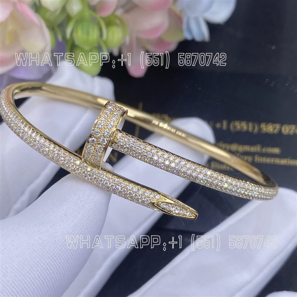 Custom Jewelry Cartier Juste Un Clou Bracelet Yellow Gold, Diamonds N6709817