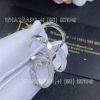 Custom Jewelry Cartier Love Earrings 18k White Gold B8301500