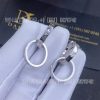 Custom Jewelry Cartier Love Earrings 18k White Gold B8301500