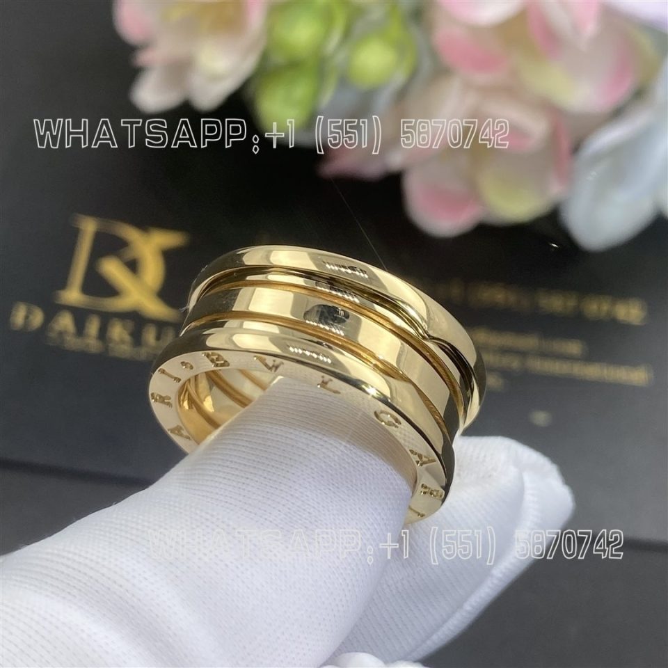 Custom Jewelry Bulgari B.zero1 three-band ring in 18 kt Yellow gold 323516