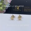 Custom Jewelry Bulgari Divas’ Dream 18 kt yellow gold earrings set with turquoise 361442