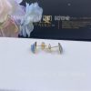 Custom Jewelry Bulgari Divas’ Dream 18 kt yellow gold earrings set with turquoise 361442