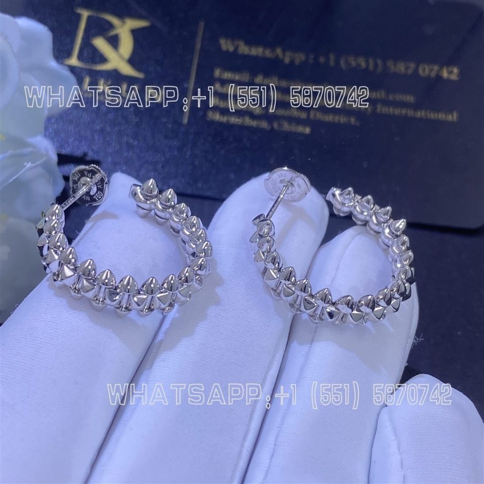 Custom Jewelry Cartier Clash De Cartier Earrings Small Model Whit Gold