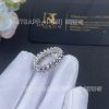 Custom Jewelry Cartier Clash de Cartier ring, small model, rhodiumized white gold B4233100