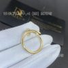 Custom Jewelry Cartier Juste un Clou ring, small model, 18K yellow gold diamonds B4244900