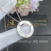 Custom Jewelry Cartier Love Necklace White Gold and 3 Diamonds B7014600