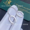 Custom Jewelry Cartier Love Single Earring White Gold