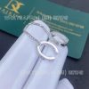 Custom Jewelry Cartier Love Single Earring White Gold