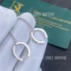 Custom Jewelry Cartier Love Single Earring White Gold