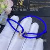 Custom Jewelry Cartier Trinity Bracelet Blue Cord B6016700