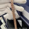 Custom Jewelry Chaumet Bee My Love bracelet Rose gold diamonds 085392