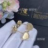 Custom Jewelry Chopard Happy Hearts Golden Hearts Earrings Yellow Gold and Diamonds 83A107-0921