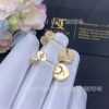 Custom Jewelry Chopard Happy Hearts Golden Hearts Earrings Yellow Gold and Diamonds 83A107-0921