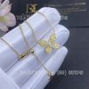 Custom Jewelry Graff Pavé Butterfly Yellow Diamond and Marquise Diamond Necklace RGP276