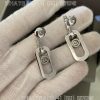 Custom Jewelry Messika So Move XL Pendant Earrings White Gold For Her Diamond Earrings 13132-WG