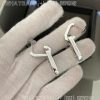 Custom Jewelry Messika So Move XL Pendant Earrings White Gold For Her Diamond Earrings 13132-WG