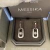 Custom Jewelry Messika So Move XL Pendant Earrings White Gold For Her Diamond Earrings 13132-WG