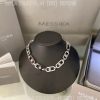 Custom Jewelry Messika So Move XL White Gold For Her Diamond Necklace 13080-WG