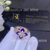 Custom Jewelry Roberto Coin Princess Flower ring rose gold with lapis lazuli Small version 20mm