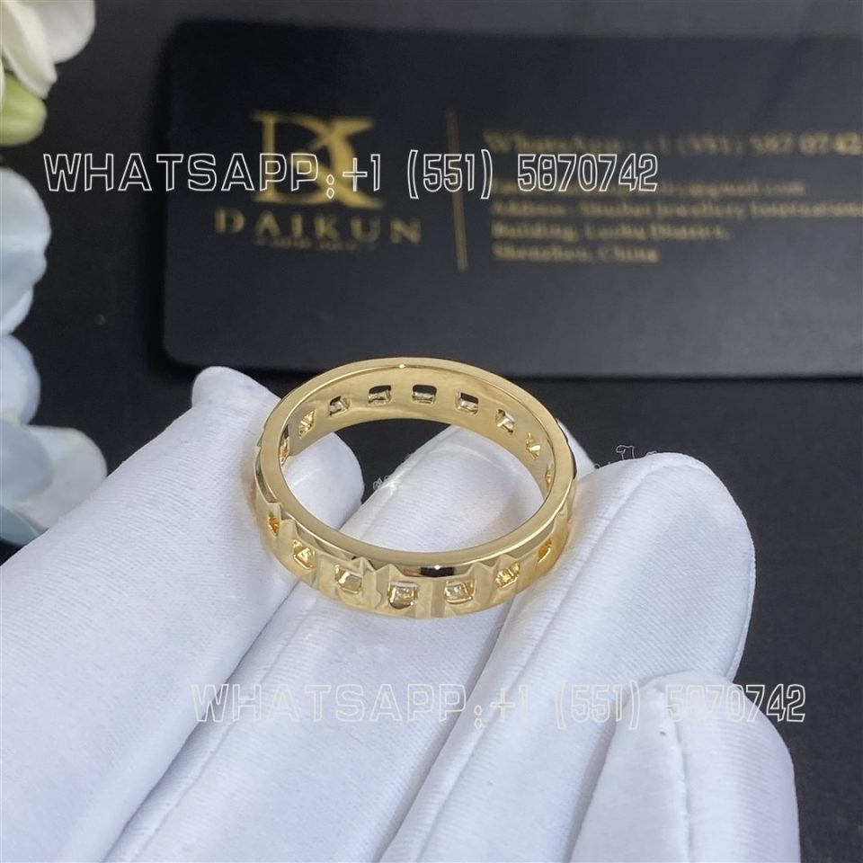 Custom Jewelry Tiffany T True Wide Ring 5.5mm in Yellow Gold 62508779