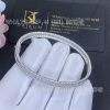 Custom Jewelry Van Cleef Arpels Perlée Diamonds Bracelet 1 Rows White gold, Diamond VCARP27J00