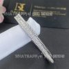 Custom Jewelry Van Cleef Arpels Perlée Diamonds Bracelet 1 Rows White gold, Diamond VCARP27J00