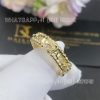 Custom Jewelry Van Cleef & Arpels Perlée sweet clovers ring yellow gold Diamond VCARP6MM00