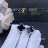 Custom Jewelry Van Cleef & Arpels Vintage Alhambra earrings White gold Onyx