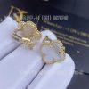 Custom Jewelry Van Cleef & Arpels Vintage Alhambra Earrings yellow gold Mother-of-pearl VCARA44100