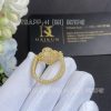 Custom Jewelry Van Cleef & Arpels Vintage Alhambra reversible ring 18K yellow gold, Agate, Diamond VCARPGV100